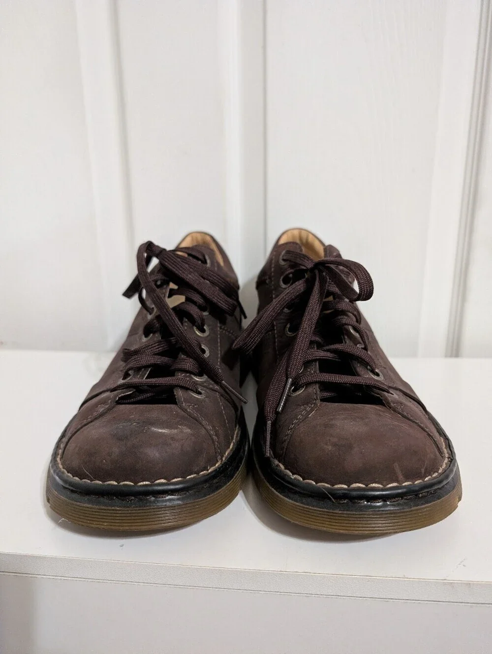 Vintage Dr Martens Mens Shoes  Brown Keith Oxford Chunky Y2K Doc 90s Size 10